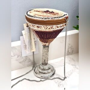TikTok Viral Espresso Martini Glass Beaded Purse TJ Maxx Marshalls Bag